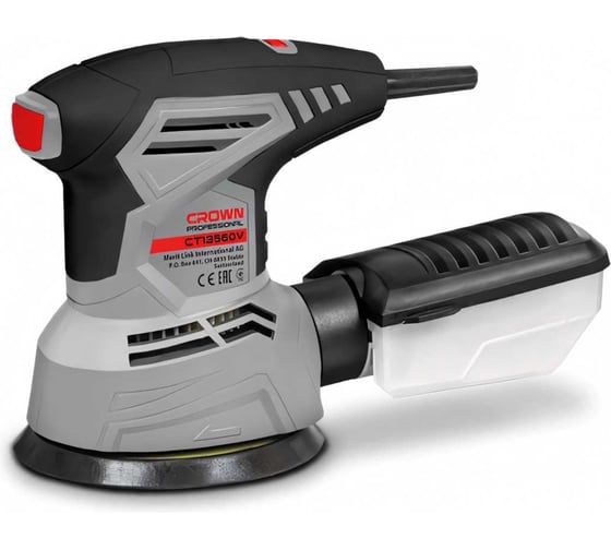Эксцентриковая шлифовальная машина CROWN CT13560V 1