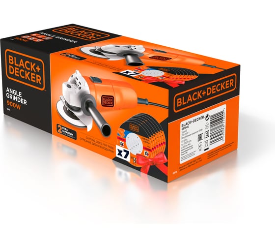 Угловая шлифовальная машина Black&Decker G915-RU