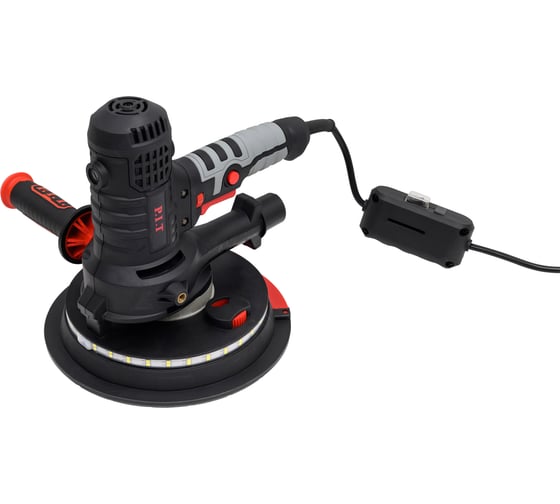 Шлифмашина для стен и потолков P.I.T. 180 мм, 810 Вт, 900-2100 об/мин PWG180-C
