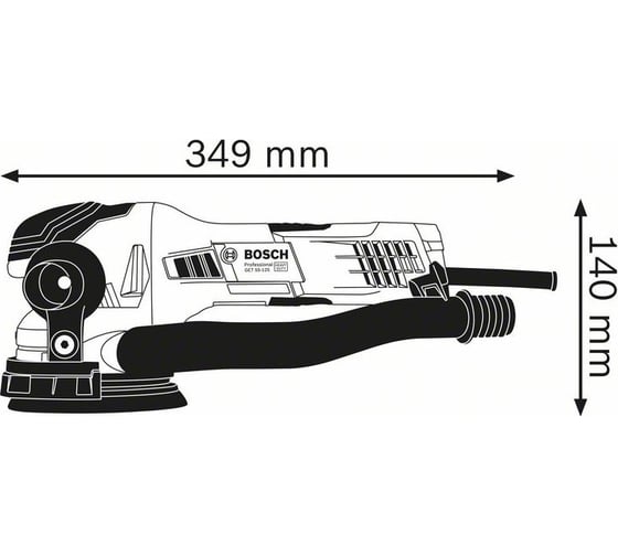 Эксцентриковая шлифмашина Bosch GET 55-125 0601257000