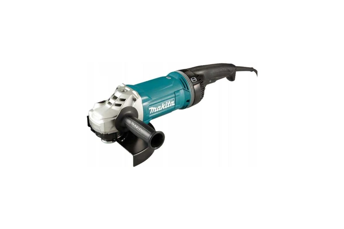 Угловая шлифовальная машина Makita 230 мм, 2800 Вт, 6600 об., AFT, поворот.  рукоятка, плавн. пуск, антивибр., поддержка об., расцепляющая муфта, тормоз  дв., 6.3 кг GA9070X1 - выгодная цена, отзывы, характеристики, фото - купить  в Москве и РФ