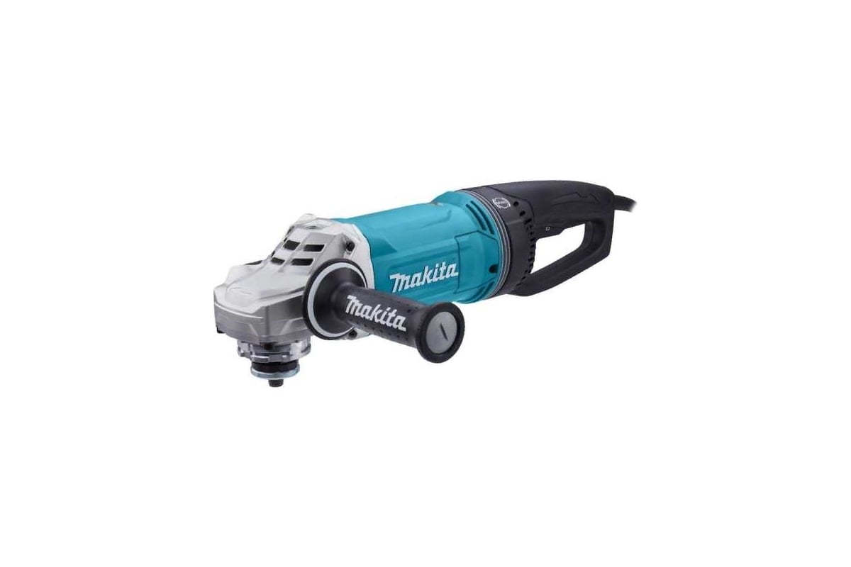 Угловая шлифовальная машина Makita 230 мм, 2800 Вт, 6600 об., AFT, D-обр.  поворот. рукоятка, плавн. пуск, антивибр., поддержка об., расцепляющая  муфта, тормоз дв., 6.3 кг GA9071X1 - выгодная цена, отзывы, характеристики,  фото -