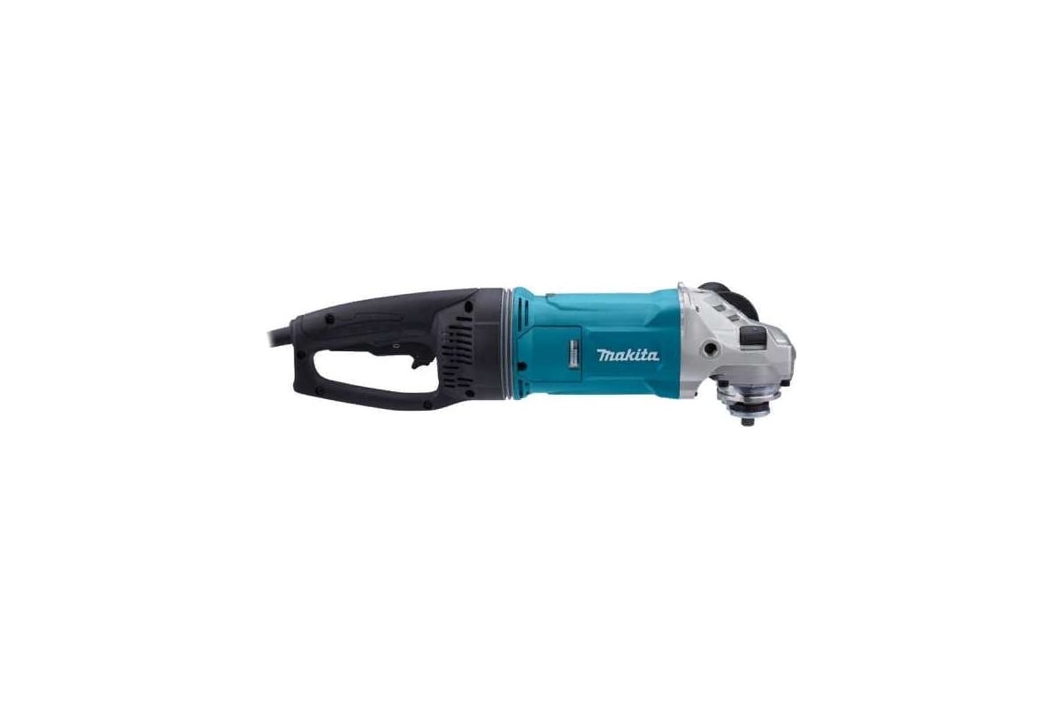 Угловая шлифовальная машина Makita 230 мм, 2800 Вт, 6600 об., AFT, D-обр.  поворот. рукоятка, плавн. пуск, антивибр., поддержка об., расцепляющая ...