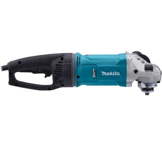 Угловая шлифовальная машина Makita 230 мм, 2800 Вт, 6600 об., AFT, D-обр. поворот. рукоятка, плавн. пуск, антивибр., поддержка об., расцепляющая муфта, тормоз дв., 6.3 кг GA9071X1