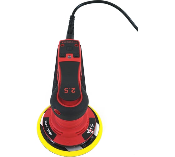 Шлифовальная ручная машинка YOKIJI 220V/50Hz, 350W, эксцентрик 2,5 мм YKJ-1-150-25
