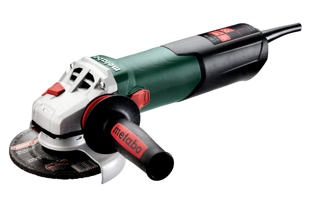 Угловая шлифмашина Metabo W 13-125 Quick 603627010 - выгодная цена, отзывы,  характеристики, фото - купить в Москве и РФ