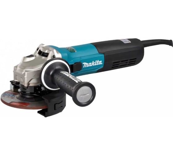 Углошлифовальная машина Makita 125 мм, 1900 Вт, 11500 об, SJSII, AFT, плавный пуск, поддержание оборотов под нагрузкой GA5092X01