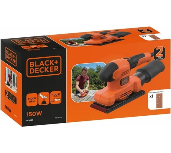 Плоскошлифовальная машина Black&Decker BEW220-QS