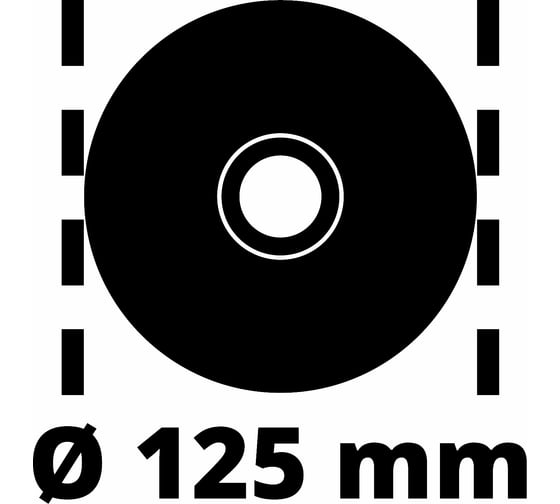 Угловая шлифмашина Einhell TC-AG 125/1, 800Вт, 125мм 4430970