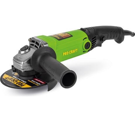 Углошлифовальная машина PROCRAFT болгарка УШМ сетевая 125 мм PW1200E