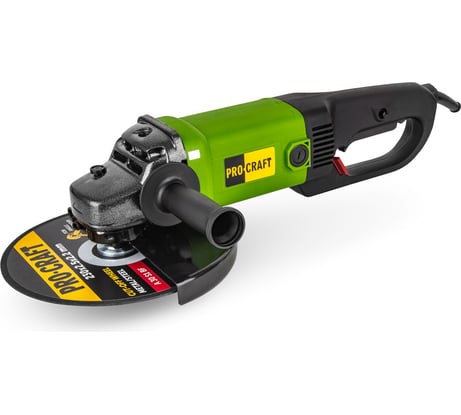 Углошлифовальная машина PROCRAFT сетевая, поворот. рукоятка, плавн. пуск, антивибр.PW-2300 230 мм PW2300