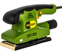 Плоскошлифовальная сетевая машина PROCRAFT industrial виброшлифмашина, 187x90мм, 10000об/мин, 450Вт PV450