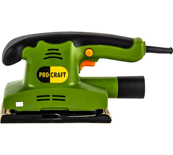 Плоскошлифовальная сетевая машина PROCRAFT industrial виброшлифмашина, 187x90мм, 10000об/мин, 450Вт PV450