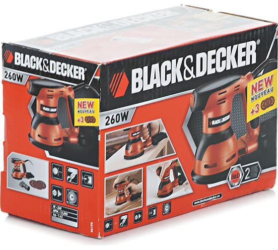 Эксцентриковая шлифовальная машинка Black+DECKER KA 198