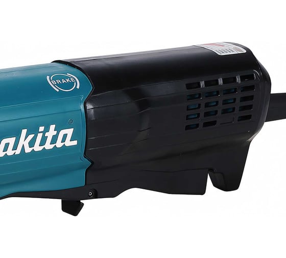 Шлифовальная угловая машина Makita 125 мм, 1900 Вт, 2800-11500 об, SJSII, AFT, тормоз, защита от непреднамеренного пуска, плавный пуск, поддержание оборотов под нагрузкой, широкая клавиша GA5093X01