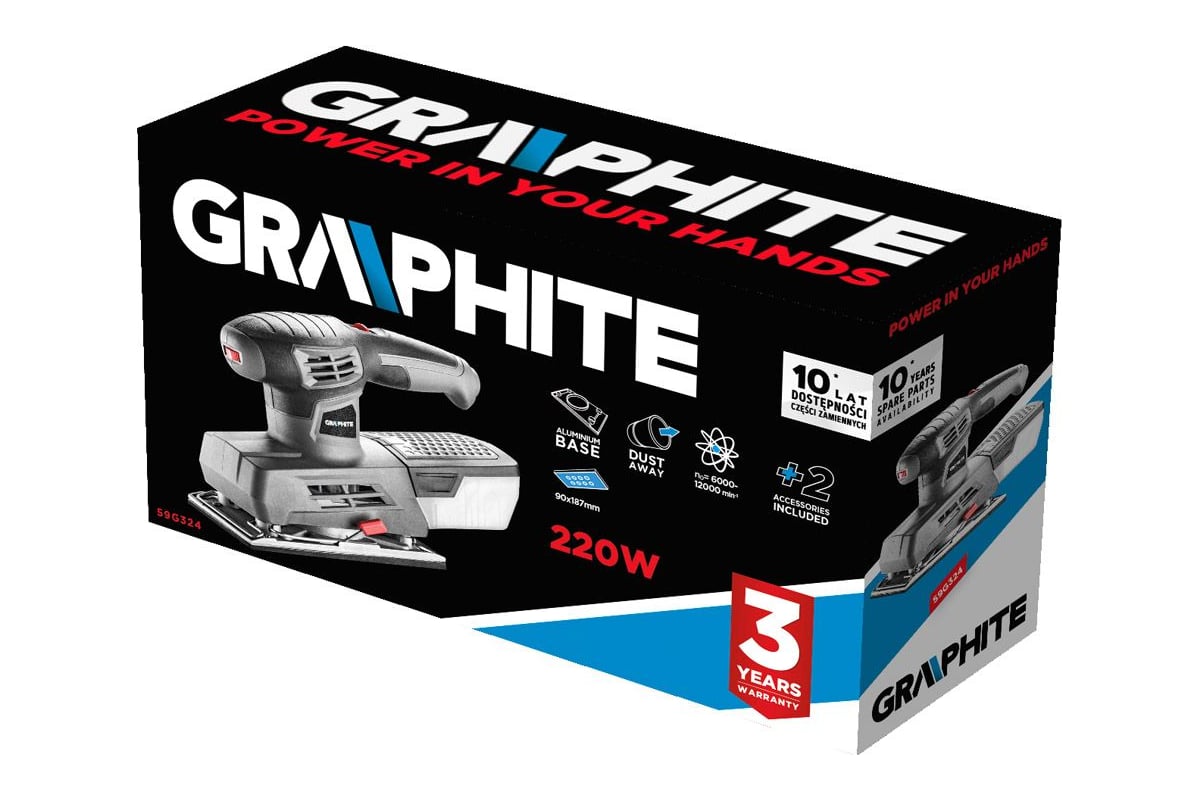  шлифовальная машина GRAPHITE 59G324 - выгодная цена .