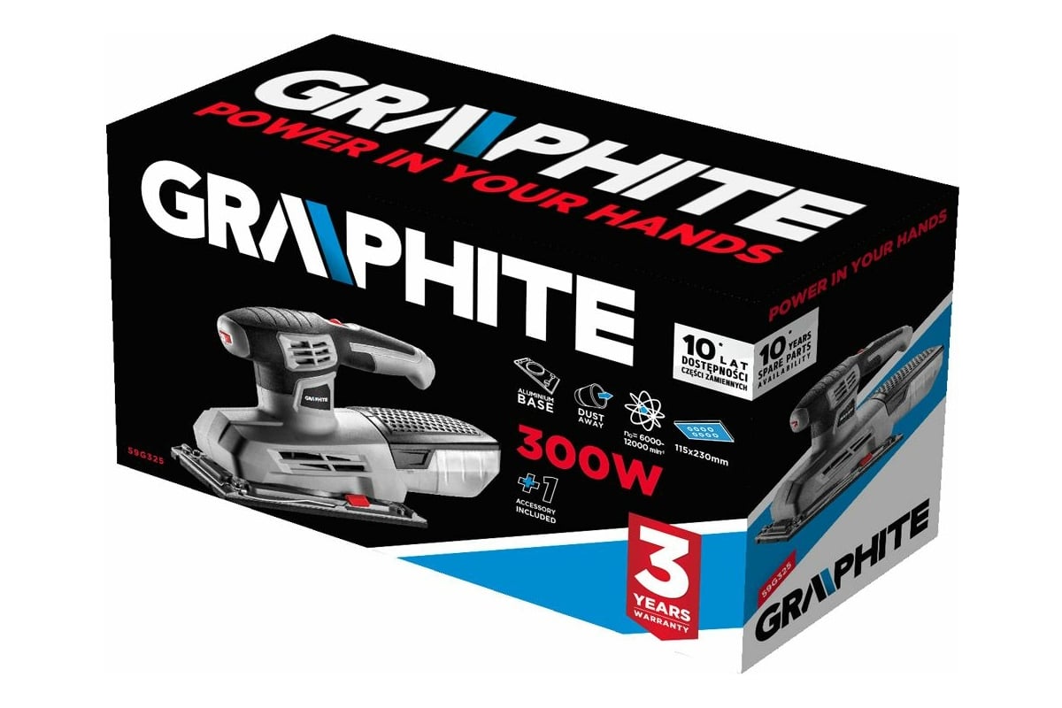  шлифовальная машина GRAPHITE 59G325 - выгодная цена .