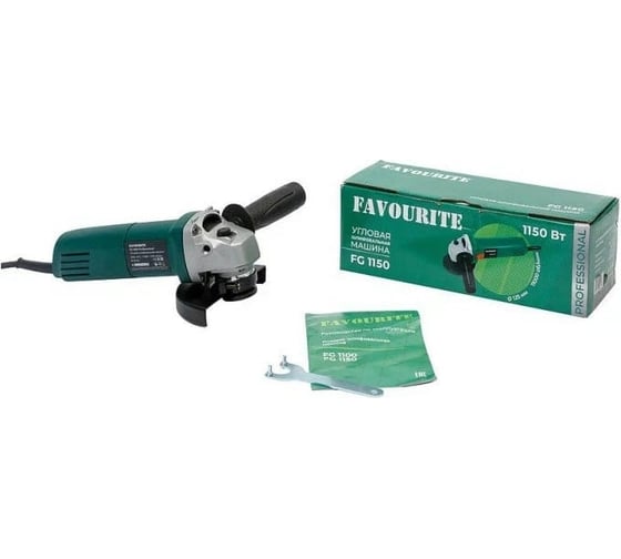УШМ FAVOURITE FG 1150 Professional 1150Вт, ф125мм, 11000об/мин 106121150