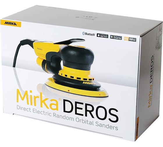 Шлифовальная электрическая машинка MIRKA DEROS680CV 150мм, орбита 8.0 MID6802022