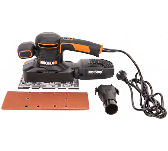 Электрическая виброшлифмашина WORX 250Вт WX641