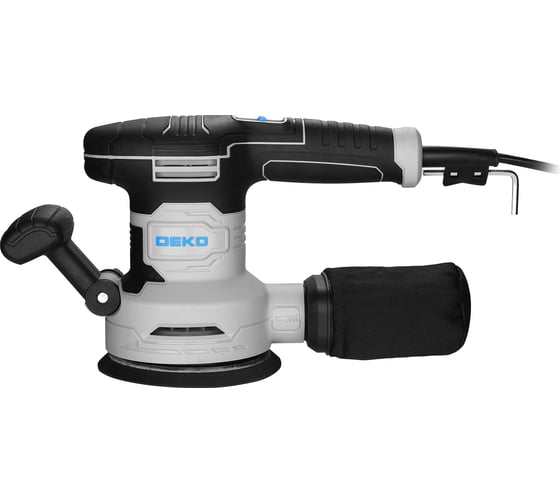 Шлифмашина эксцентриковая сетевая DEKO DKG600, 600 Вт, 125/150 мм 084-1059