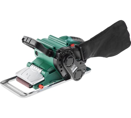 Ленточная шлифовальная машинка Hammer Flex 800Вт 120-290м/мин лента 75x457мм рамка, струбцины 2шт LSM800B 158564