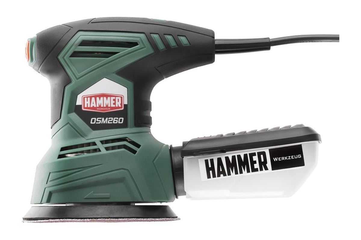 Орбитальная шлифовальная машина Hammer Flex 260 Вт, диаметр 125 мм ...