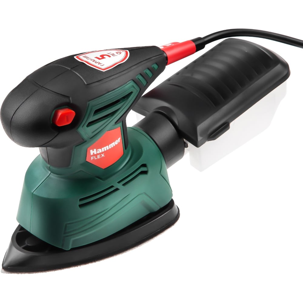 Дельташлифовальная машинка Hammer Flex 135 Вт, 14000 об/мин, 140/140/80 ...