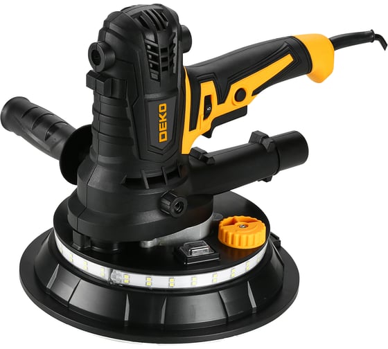 Шлифмашина для стен DEKO DKWS1000 LED, 180мм, 1000 Вт 085-1060
