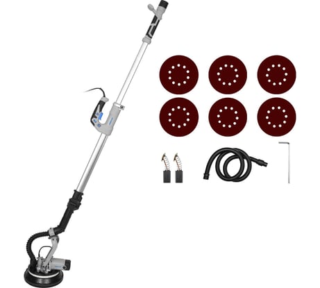 Шлифмашина для стен DEKO DKWS1100, 1100 Вт, с LED подсветкой 084-1058