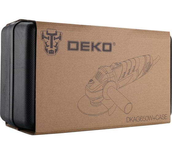 Углошлифовальная машина DEKO DKAG650W в кейсе 063-2202
