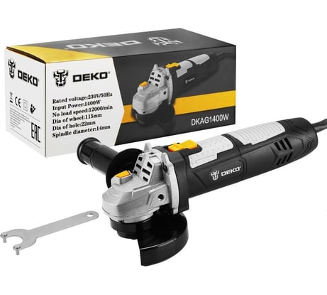 Углошлифовальная машина DEKO DKAG1400W 063-2201