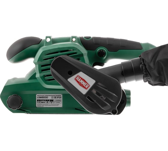 Шлифовальная машинка ленточная HAMMER LSM900D 900Вт 290м/мин лента 457x75мм 840982