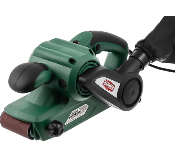 Шлифовальная машинка ленточная HAMMER LSM900E 950Вт 200-380м/мин лента 533x75мм + струбцины 840984