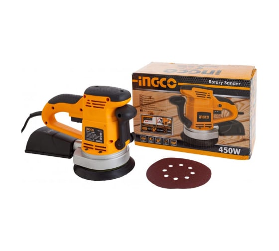 Эксцентриковая шлифовальная машина INGCO RS4501.2