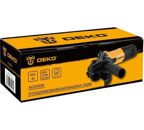 Углошлифовальная машина DEKO (УШМ) AG950DK, 125 мм, 950 Вт 083-1024