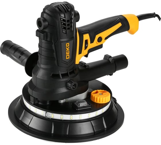 Шлифмашина для стен DEKO DKWS1100 LED, 180 мм, 1100 Вт 084-1090