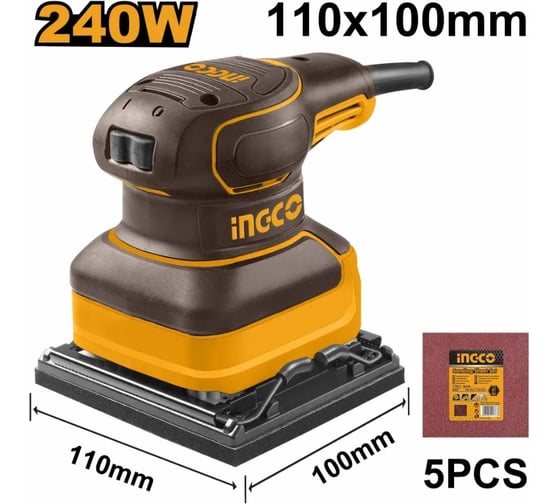 Эксцентриковая шлифовальная машина INGCO PS2416