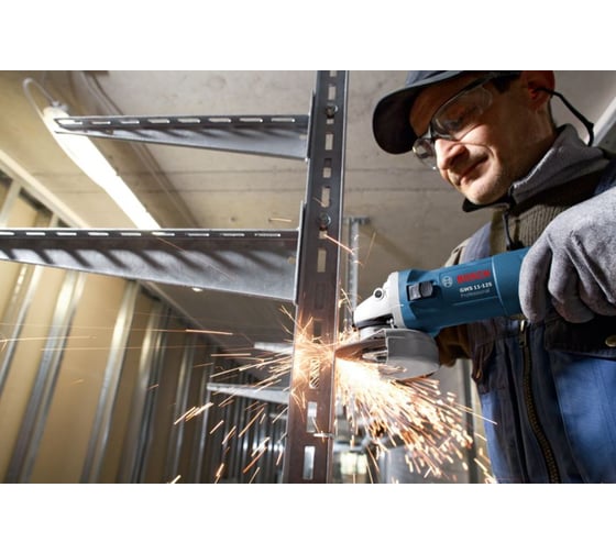 Угловая шлифмашина в кейсе Bosch GWS 11-125 0.601.792.0R0