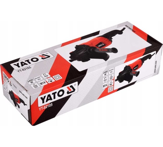 Углошлифовальная машина YATO 2400Вт 230мм YT-82105 370282105 092 1