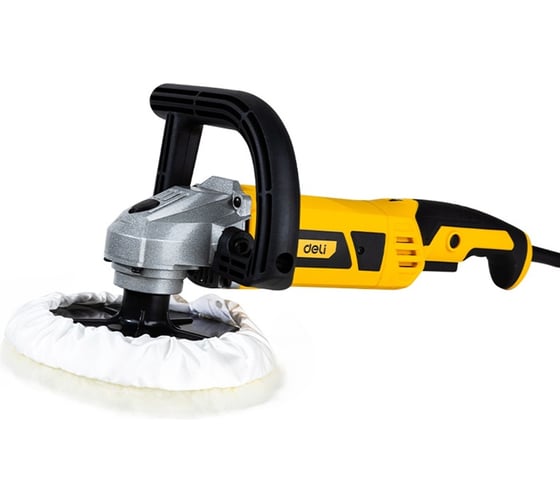 Полировальная шлифмашина DELI 180мм DL-PG180-E1 (1200 Вт, 800-3600 об/мин) 172429 1