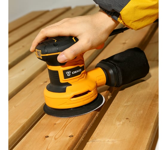 Эксцентриковая сетевая шлифмашина DEKO DKG400-125 063-2203