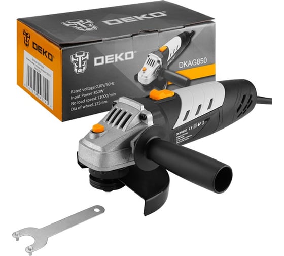 Угловая сетевая шлифмашина DEKO DKAG850063-2204 063-2204