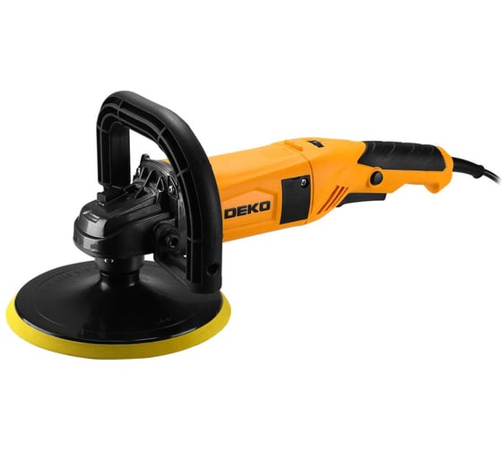 Шлифмашина полировальная DEKO сетевая DKP1400-180, 180 мм, 1400 Вт 083-1049