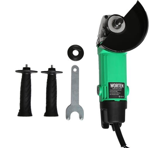 Угловая шлифмашина сетевая WORTEN D 125 750W КА-90000346