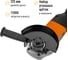 Угловая шлифмашина TDM ELECTRIC 1200 Вт, диск 125 мм, 11000 об/мин Рубин SQ1080-0106 3