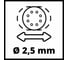 Шлифмашина эксцентриковая Einhell TC-RS 425 E, 425вт, 125мм, 12-26тыс/мин, 2.5мм 4462005 4