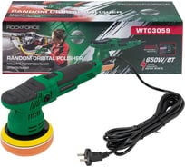 Машина полировальная орбитальная электрическая Rockforce (230V, 650W, 2000-6800об/мин, диаметр круга - 125мм) RF-WT03059(62348)