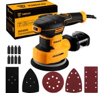 Эксцентриковая машина DEKO DKS400W,  (3 в 1) со сменными подошвами, 400Вт 085-1058