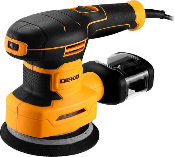 Эксцентриковая машина DEKO DKS400W,  (3 в 1) со сменными подошвами, 400Вт 085-1058